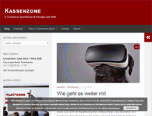 Tablet Screenshot of kassenzone.de